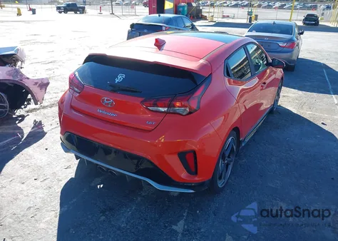 2020 Hyundai Veloster Turbo z USA, uszkodzony, nr VIN KMHTH6AB5LU021329